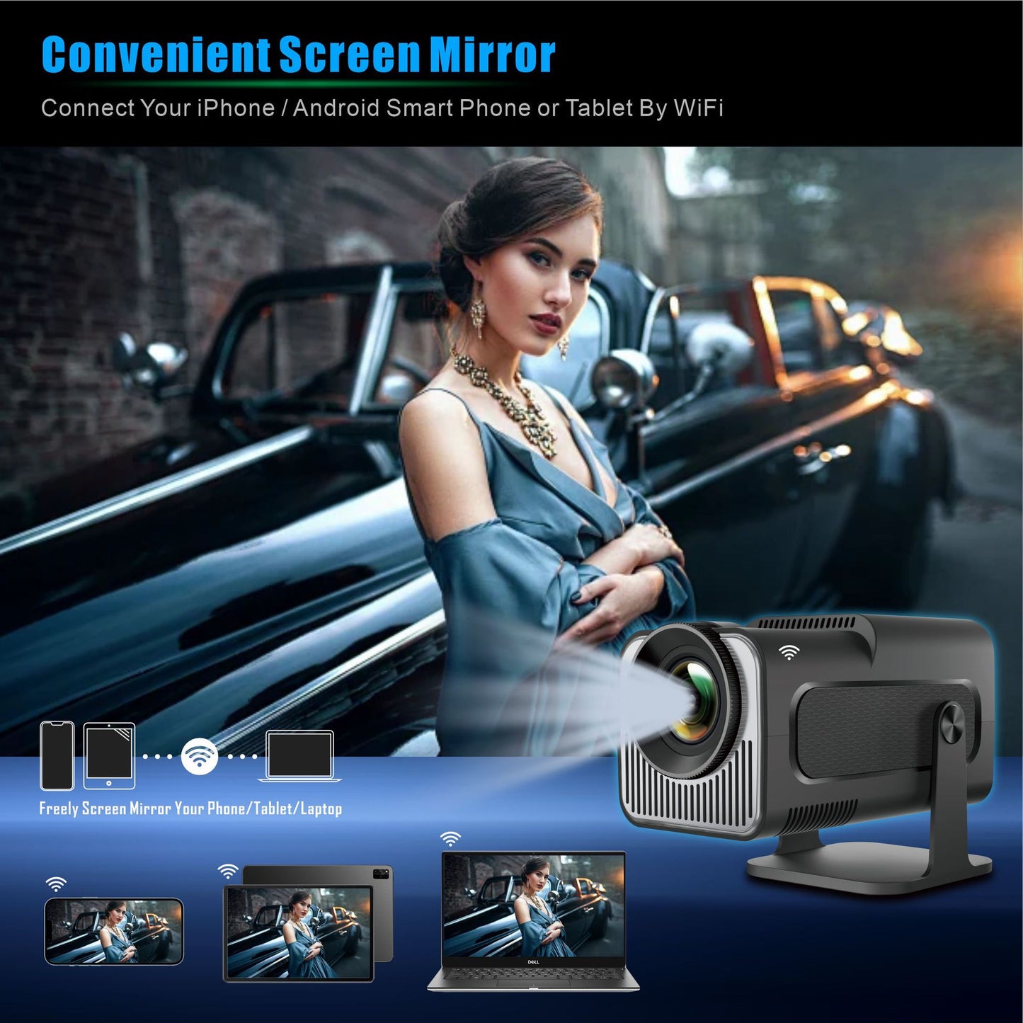NeoProjector HY320 Mini - 4K Home Theater Cinema - NeoProjectors