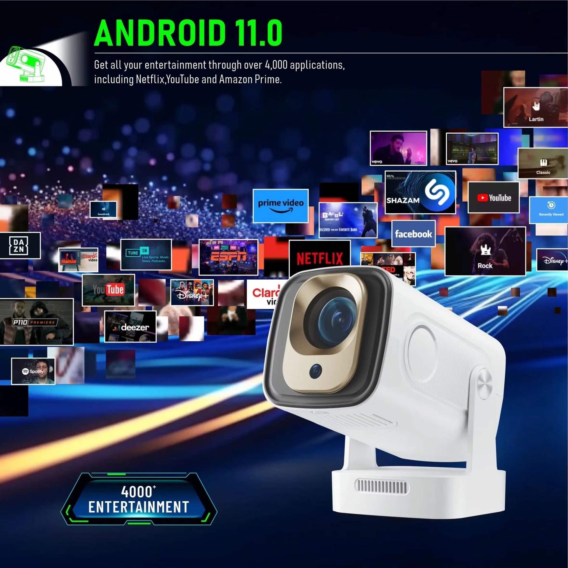 NeoProjector HY260PRO - 4K Home Outdoor Movie - NeoProjectors